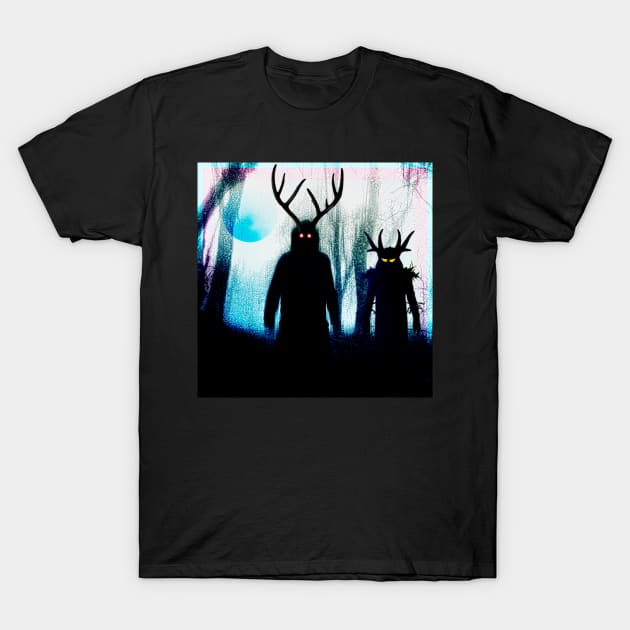 Blue Moon Nightmare T-Shirt by L'Appel du Vide Designs by Danielle Canonico